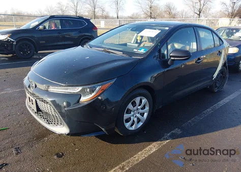 2020 Toyota Corolla Le z USA, uszkodzony, nr VIN JTDEPRAE3LJ086418